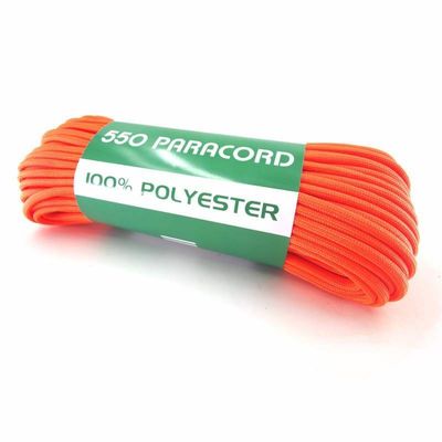 corde de Paracord du polyester 550 de 2mm 3mm 100 pieds pour augmenter l'urgence