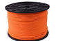 Corde en nylon fluorescente colorée de corde tressée par 3mm pour l'équipement d'amusement
