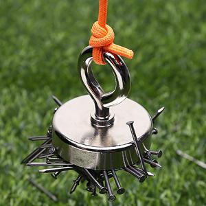 corde en nylon de pêche d'aimant de 8mm 65 pieds de corde de sécurité avec Carabiner 6