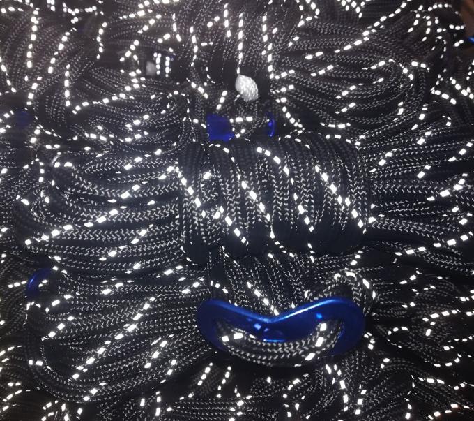 corde réfléchie Paracord en nylon 100ft de tente du brin 5/32inch 8 de 4mm 1 paquet 0
