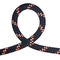 Corde s'élevante dynamique rouge orange de corde en nylon 10.5mm tressée