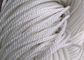 Couleur blanche en nylon de la corde 5mm de polyester tressé mince à haute résistance