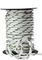 Corde en nylon tressée de polyester de double de 6 millimètres pour l'ouvrage de travaux de jardin de canotage